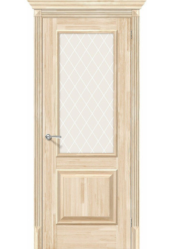 Межкомнатная дверь Классико-13, со стеклом, цвет Без отделки Межкомнатная дверь Классико-13, со стеклом, цвет Без отделки