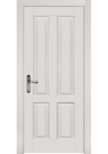Дверь Ретро белая ДГ Ольха